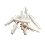 white hellgrammite fishing lure