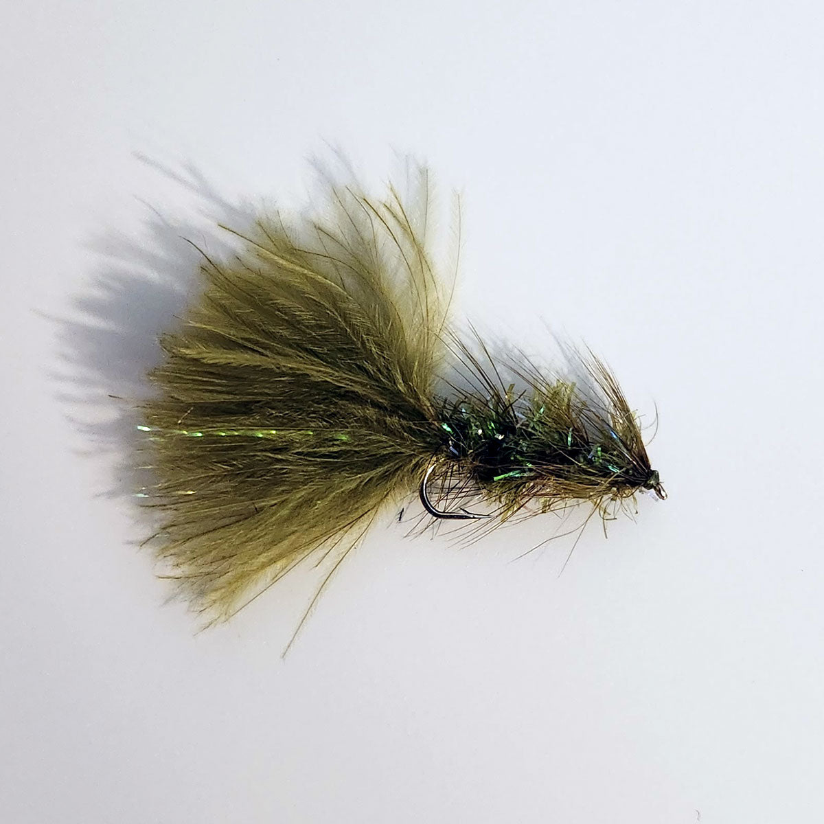 olive crystal bugger