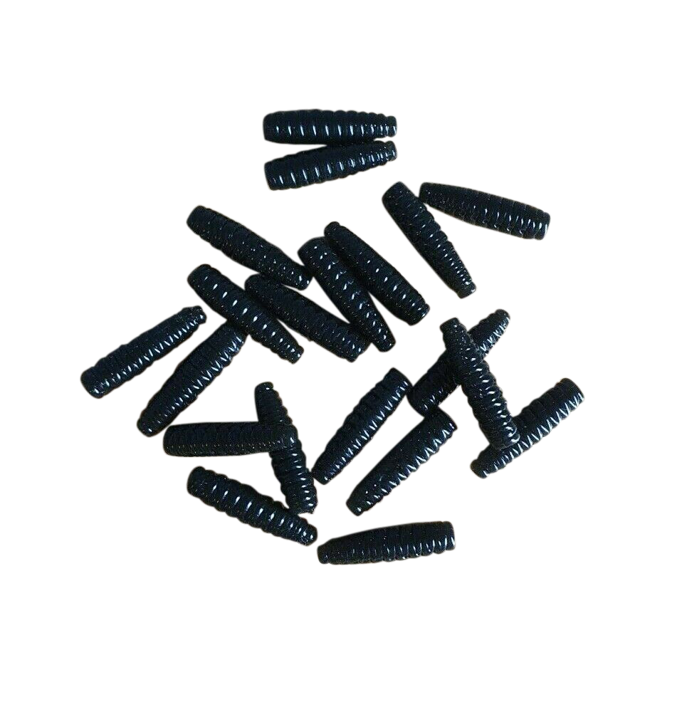 black soft plastic mop fly