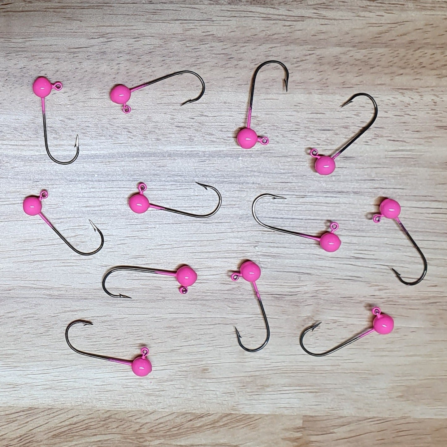 pink jig heads