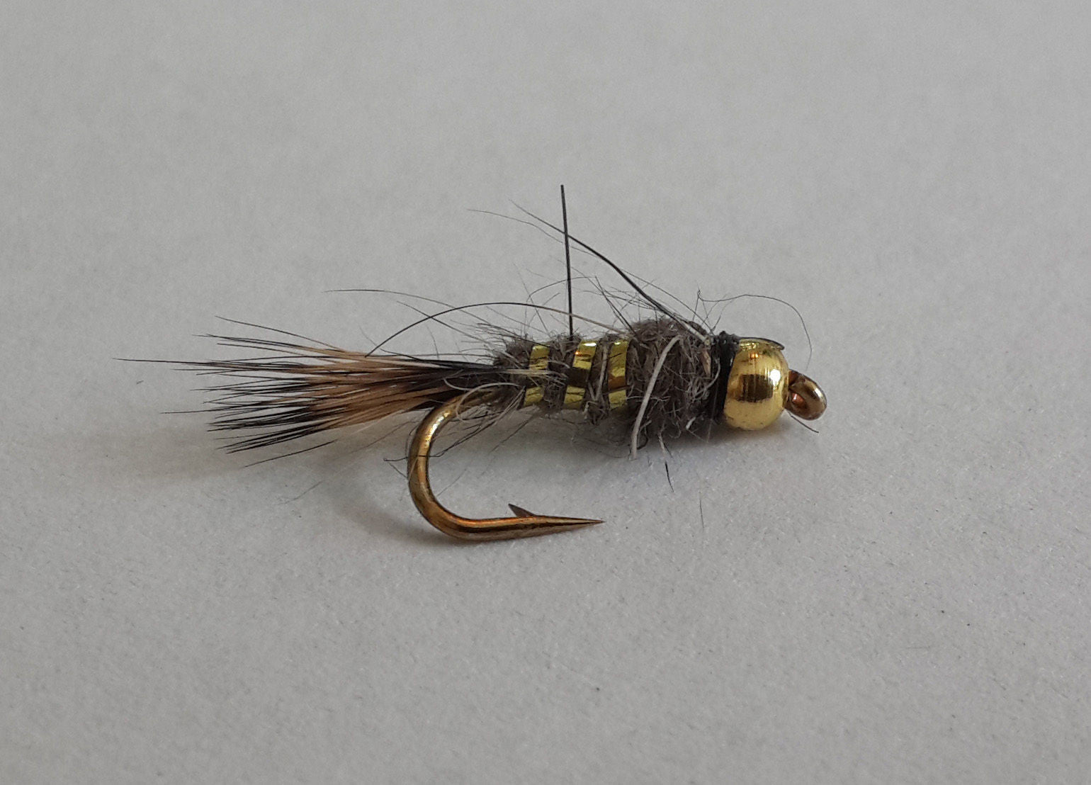 Bead Head Nymph Fly Fishing Flies - Gold Ribbed Hare's Ear Trout Fly - –  Wasatch Tenkara Rods