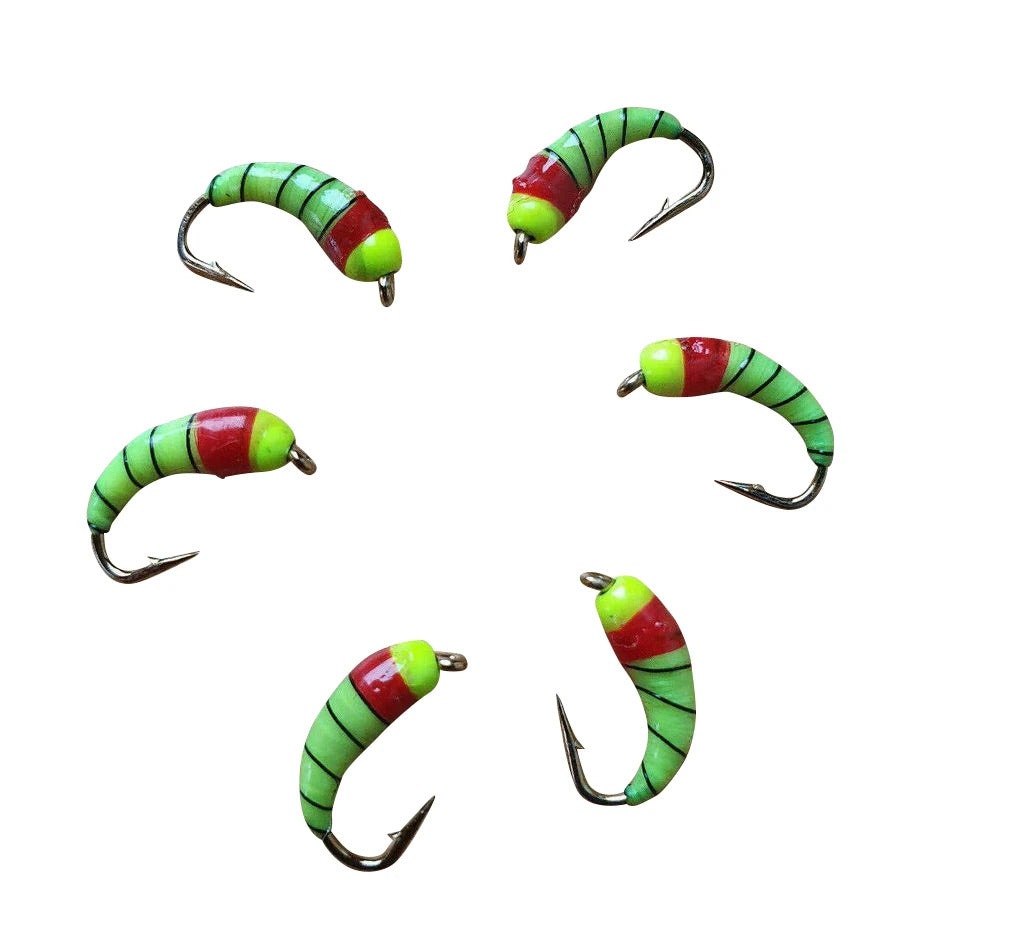 bead head epoxy nymph chartreuse