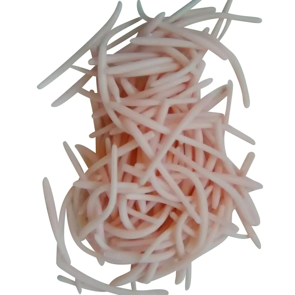 pink shad trout worms