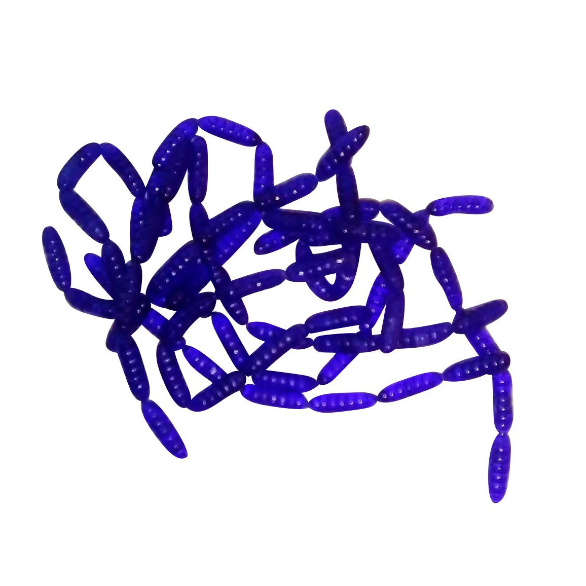 purple fishing grubs