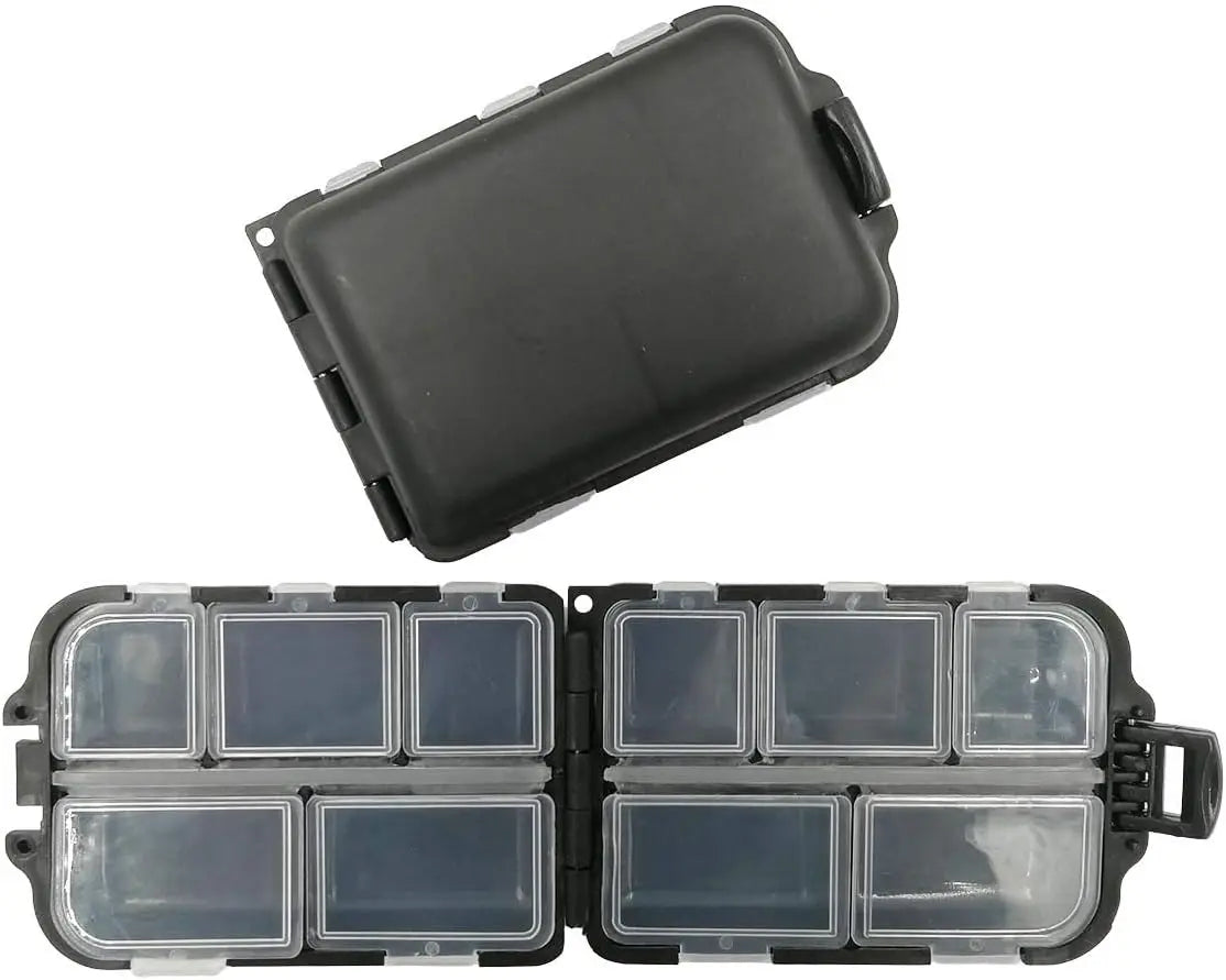 open and shut mini tackle box