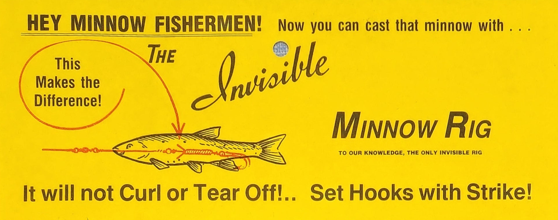 Duty's #2 Invisible Minnow Rig