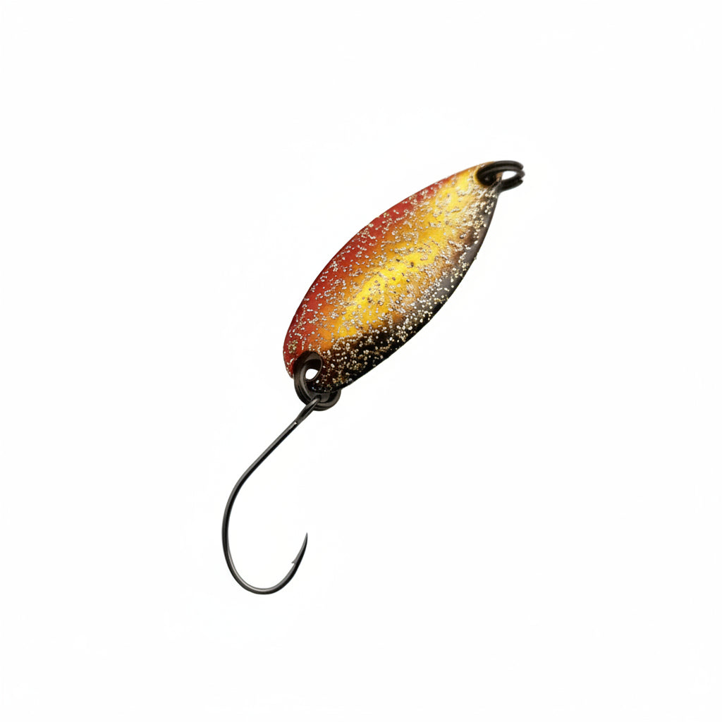 gold sparkle trout spoon