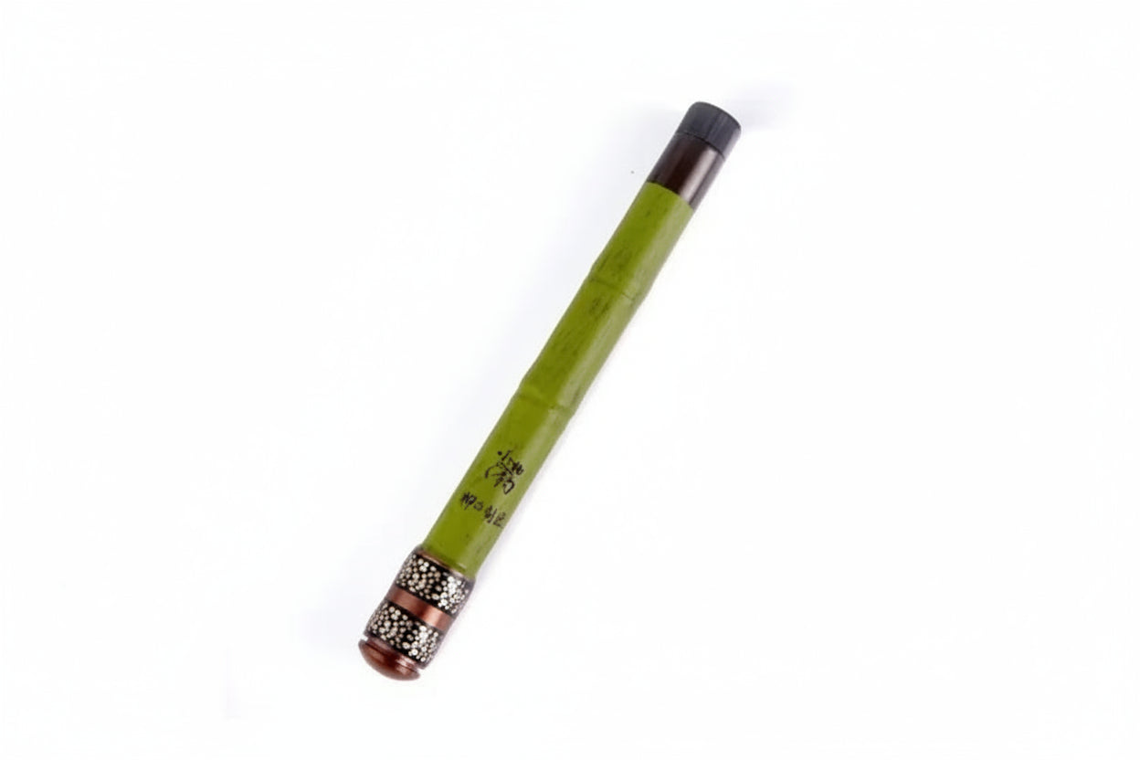 green micro fishing rod