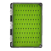green silicone fly box with magnetic lid