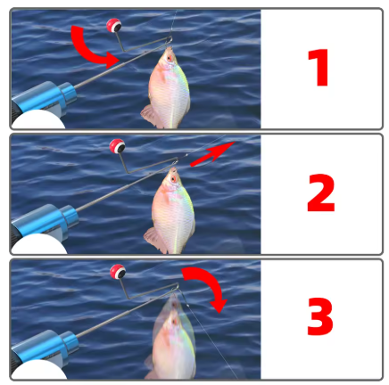 easiest fishing hook to remove Micro fishing hook removal tool