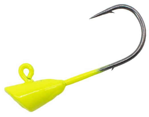 chartreuse trout magnet jig head