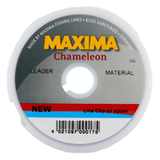 Maxima Chameleon fishing line spool on a white background