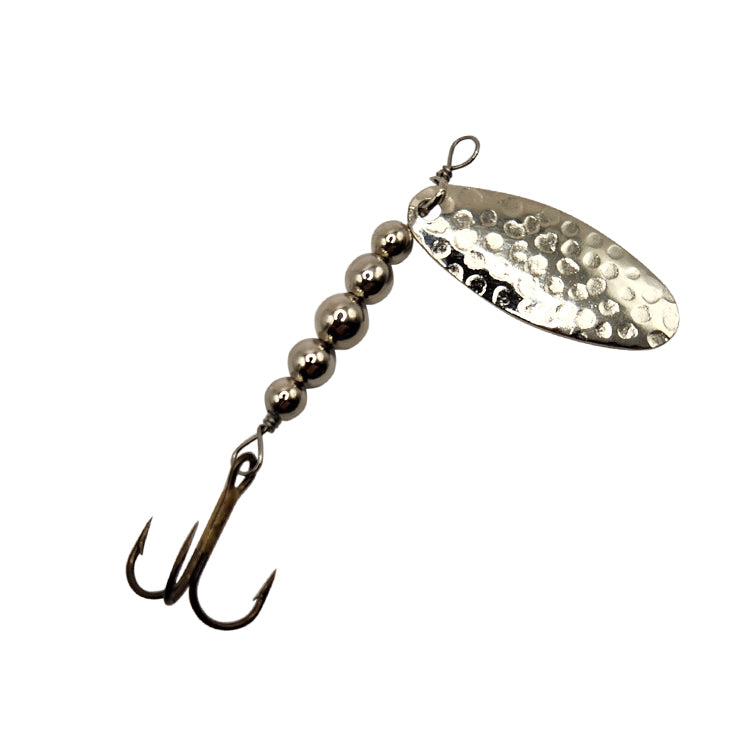 silver swiss swing spinning lure