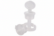 clear plastic rings with lids