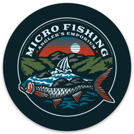 Round Micro Fishing Sticker
