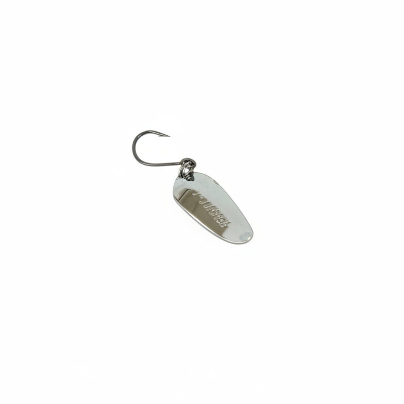 small silver fishing spoon