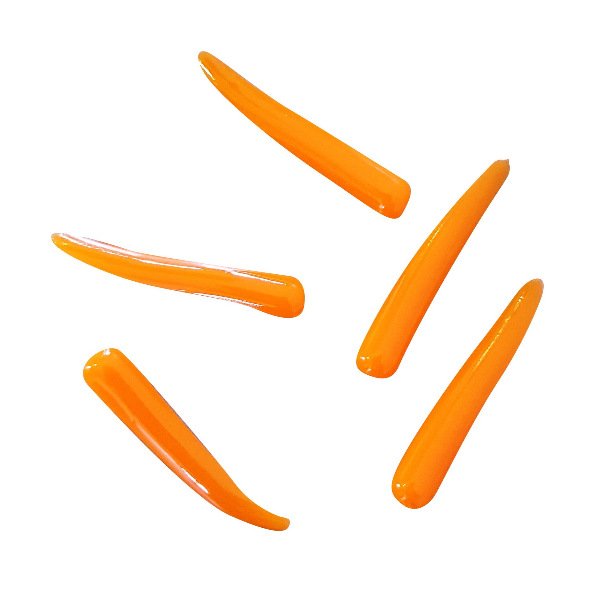 orange crappie soft plastic