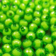 disco lime fishing beads
