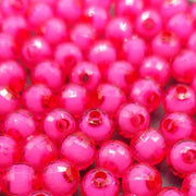 disco red fishing beads