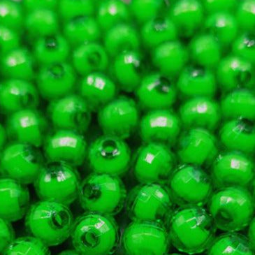 disco green fishing beads
