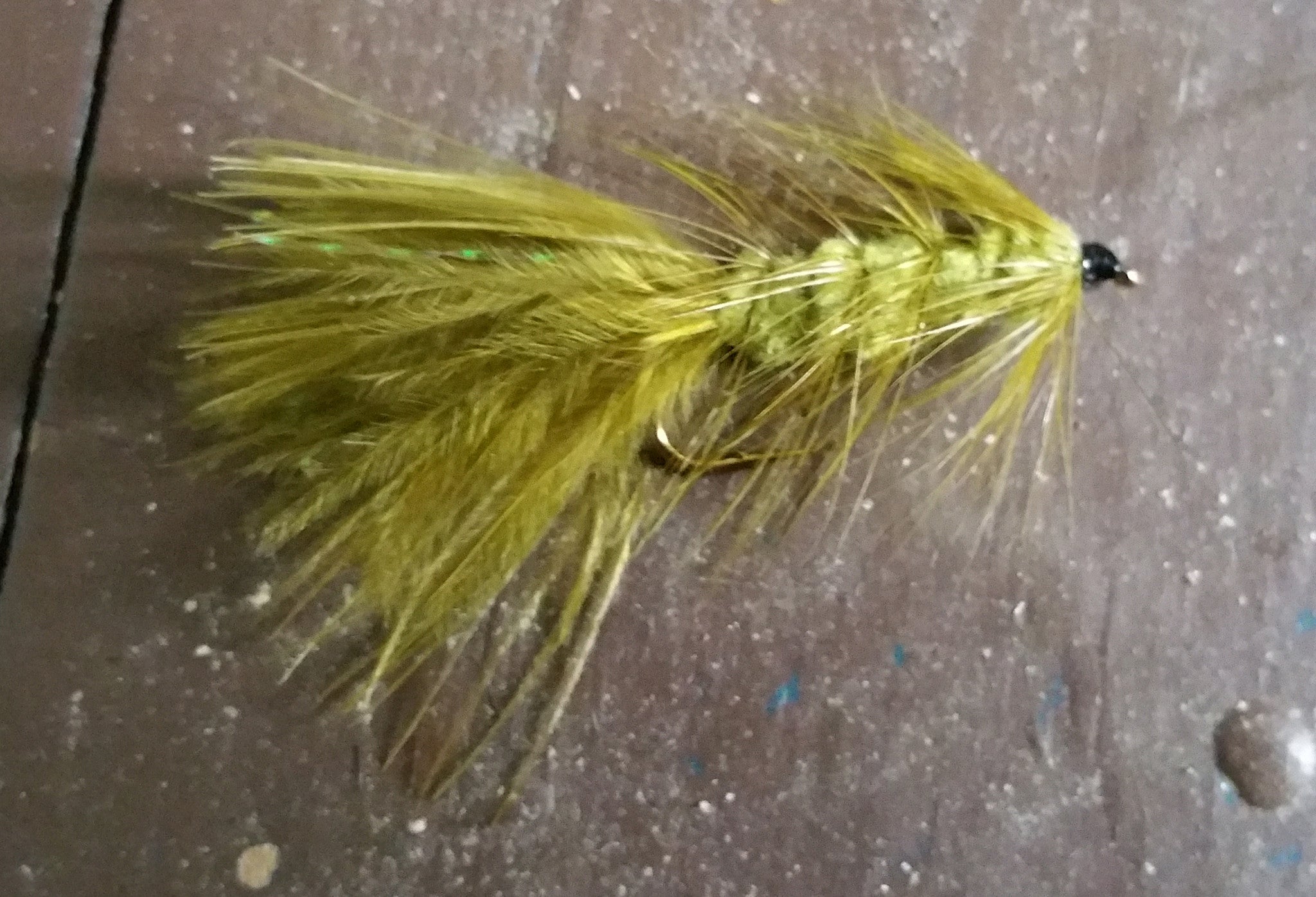 Olive Micro Wooly Bugger • Trail of Highways Fly Tying Streamers