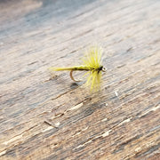 olive dry fly