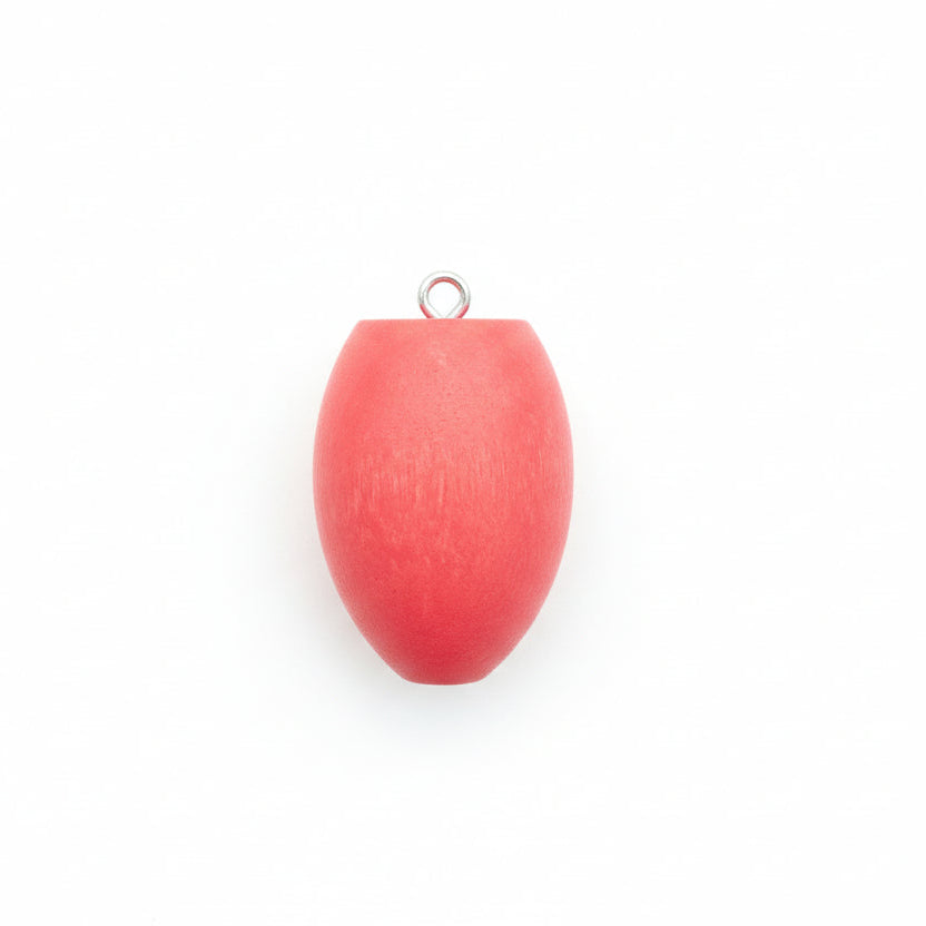 cherry bobber fishing lure Hi-Vis Wooden Casting Bobbers