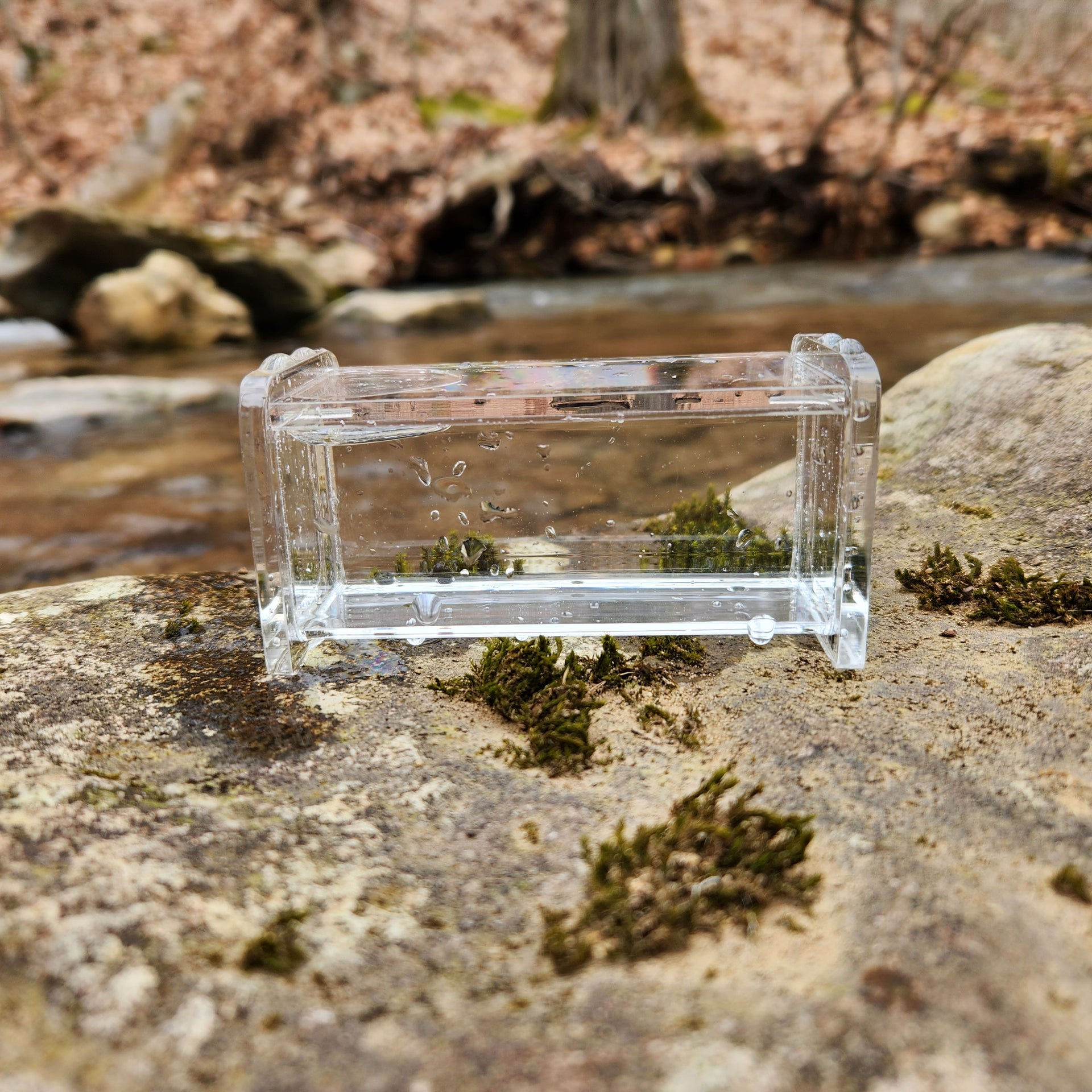 Acrylic micro fishing photo tank