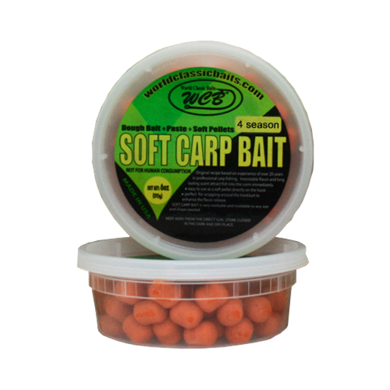 4 season soft carp bait