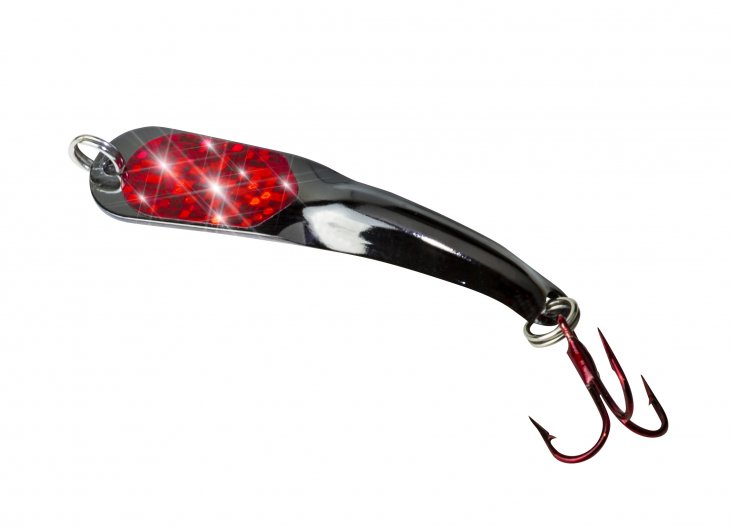 Troutsmith Iron Decoy Spoons - Black/Red