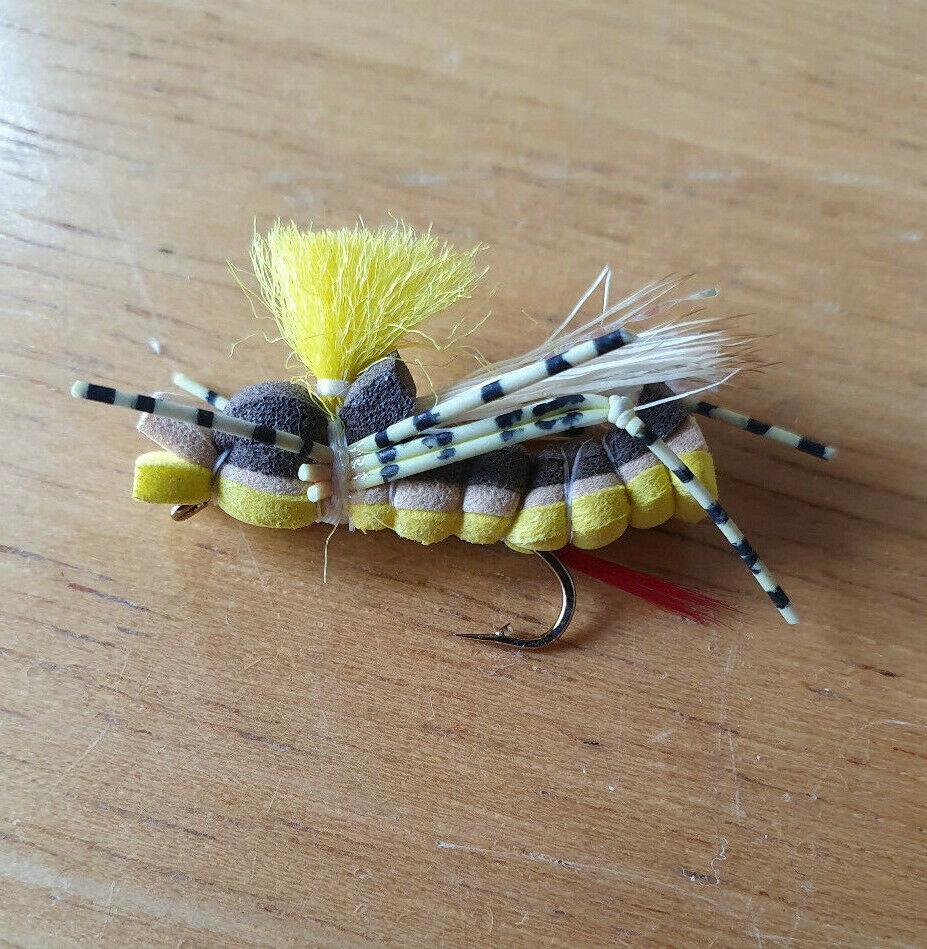 Yellow Foam Hopper Terrestrial Fly