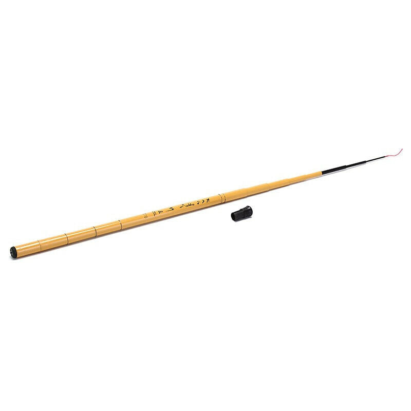 Fiberglass bamboo finish 5'10" (1.8 meter) telescopic microfishing rod